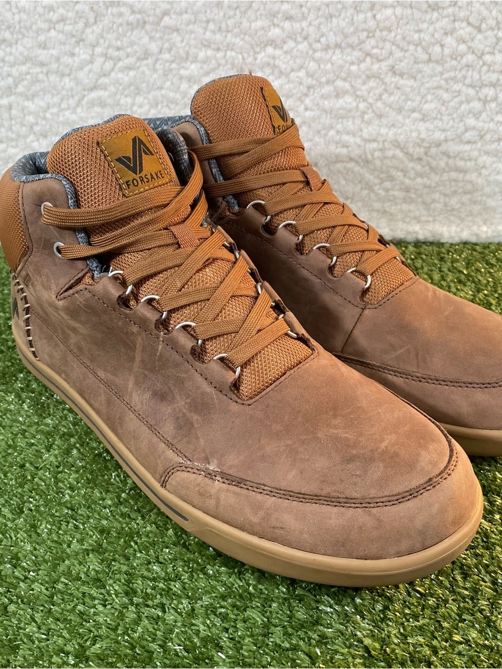 Forsake 'Phil' Waterproof Mid Top Hiking Sneakers Mens Size 13 Lace Up Brown